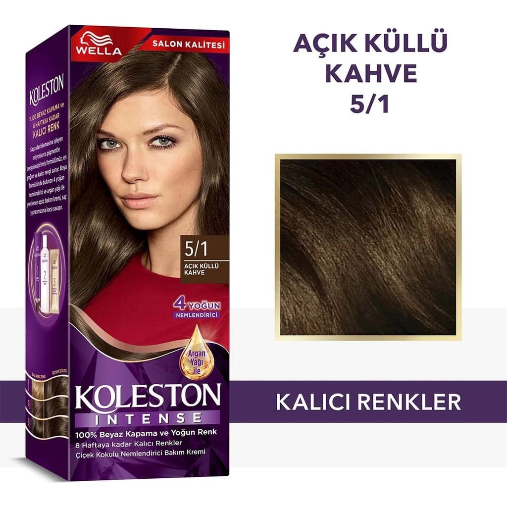 Wella Koleston Intense Hair Dye 5/1 light Ash Brown