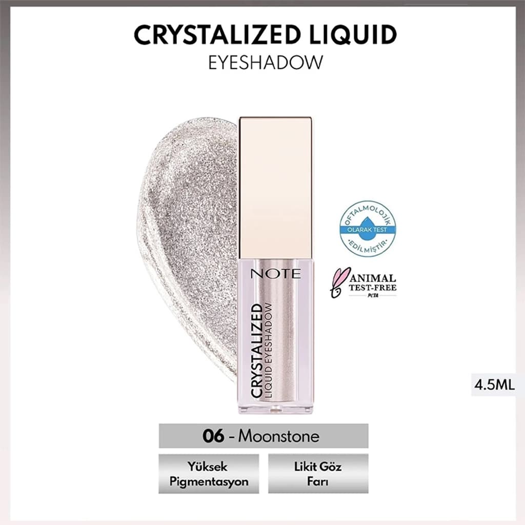 Note Crystalize Liquid Eyeshadow 06 - Long-Lasting Shimmer Finish