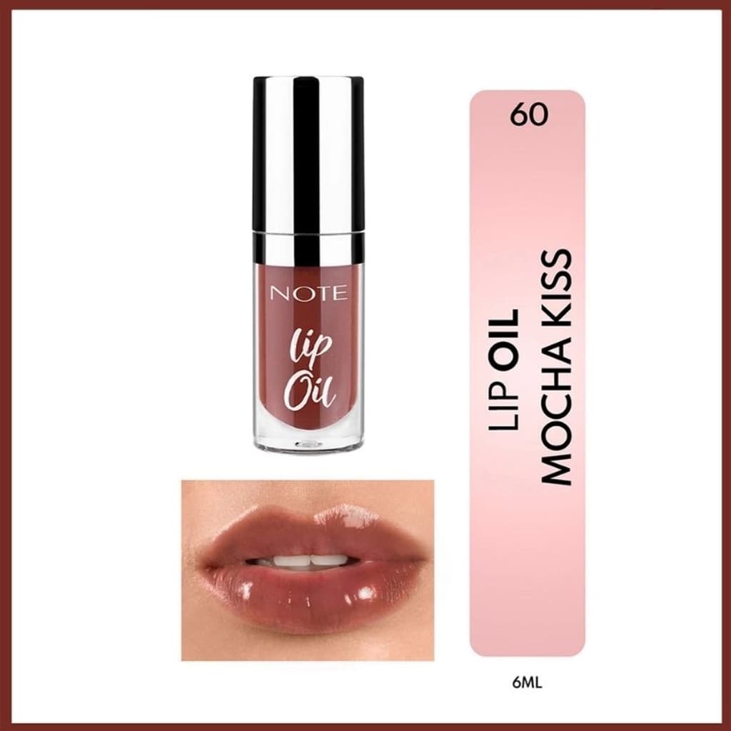 Note Lip Oil Moisturizing And Shining Lip Care Oil 60 mocha Kiss Brown