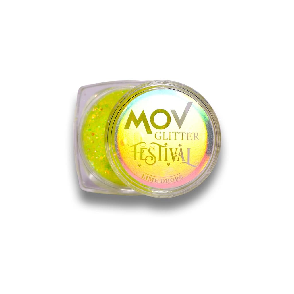 Mov Glitter Festival No: 06 lime Disco Ball