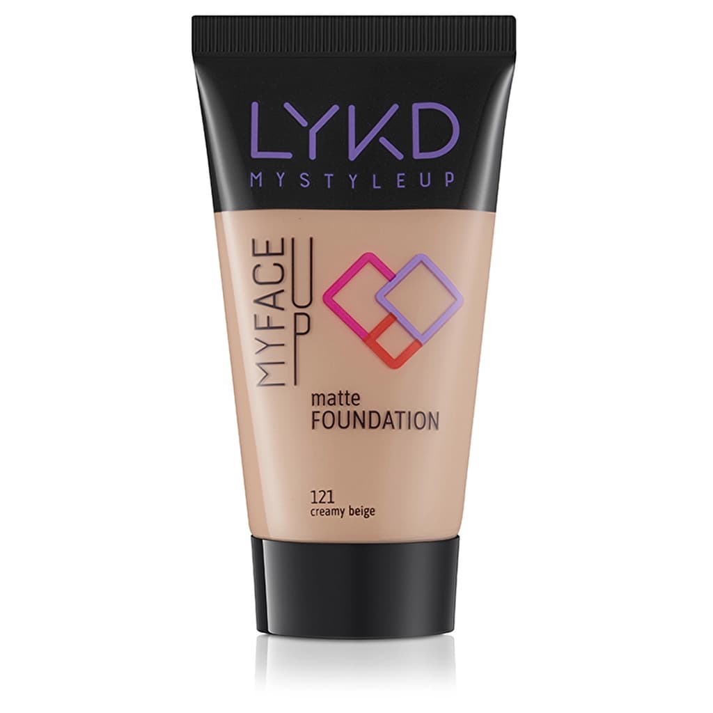 Lykd Matte Foundation 121 creamy Beige