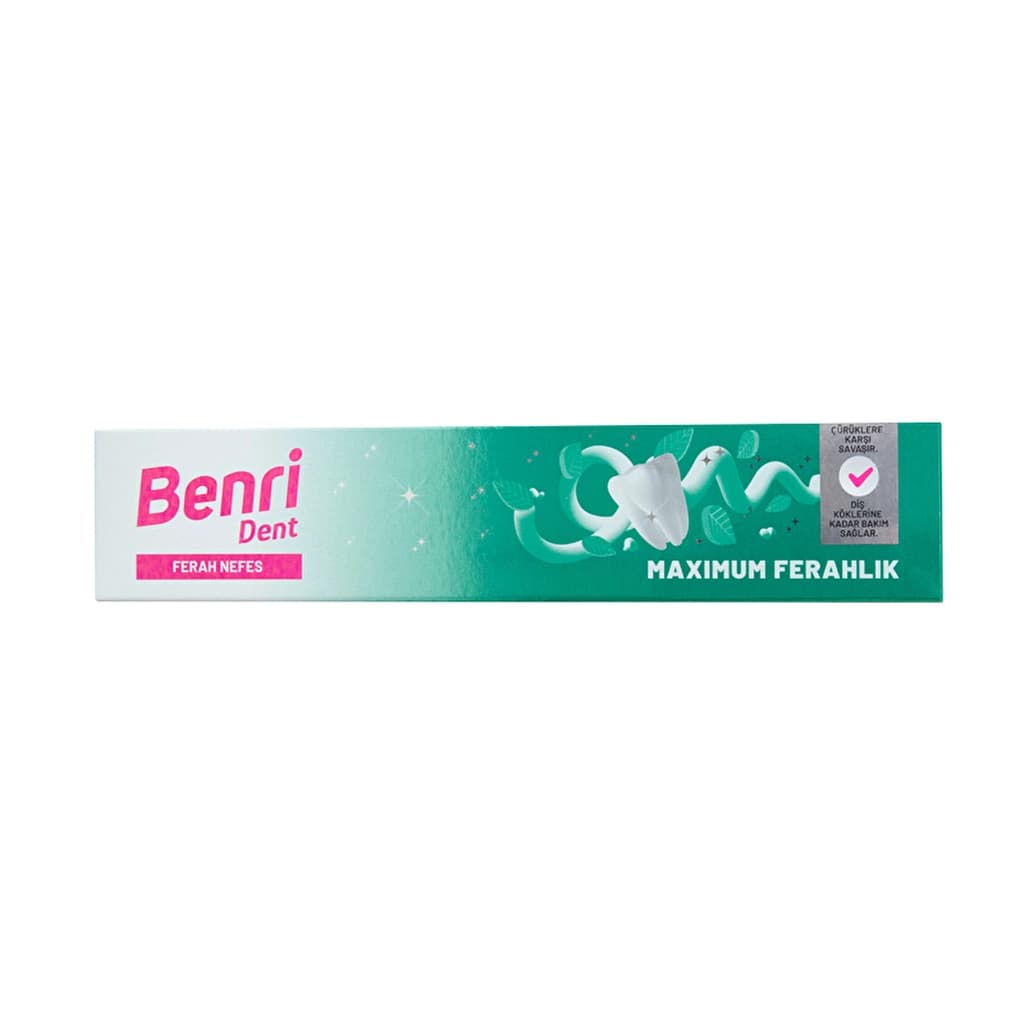 Benri Dent Fresh Breath Toothpaste 75ml - Minty Clean &amp; Fluoride