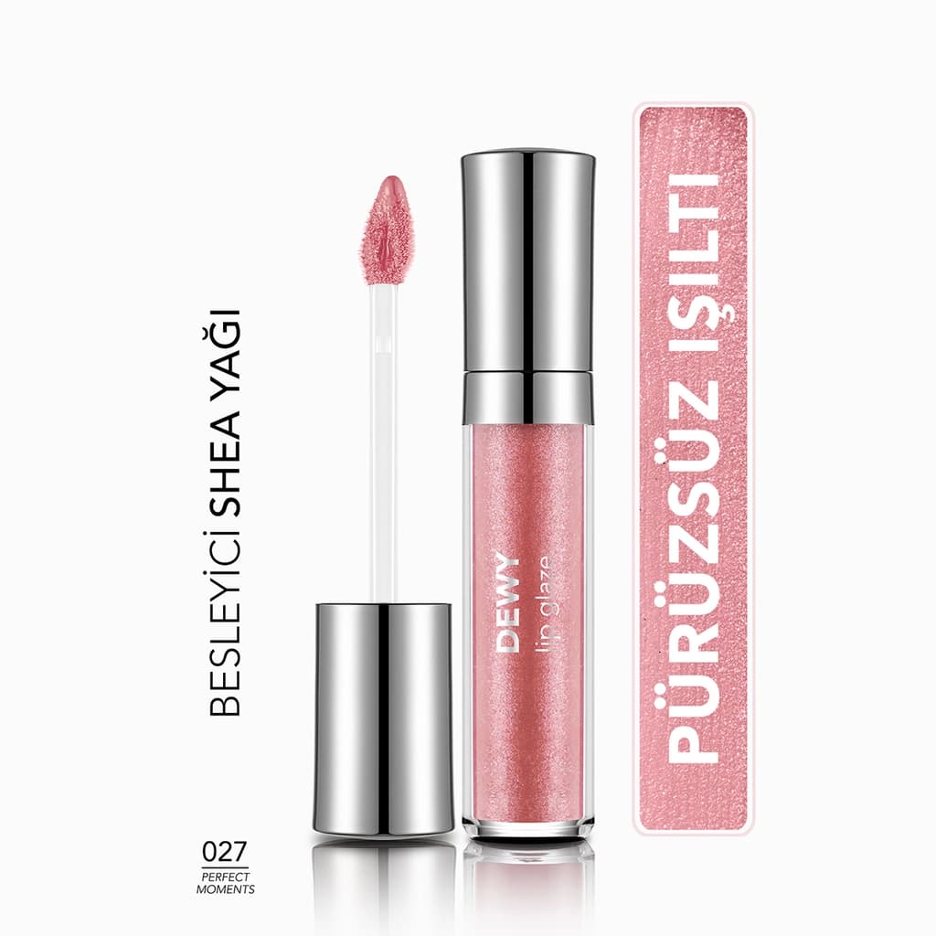 Flormar Dewy Lip Glaze Lip Gloss 027 perfect Moments