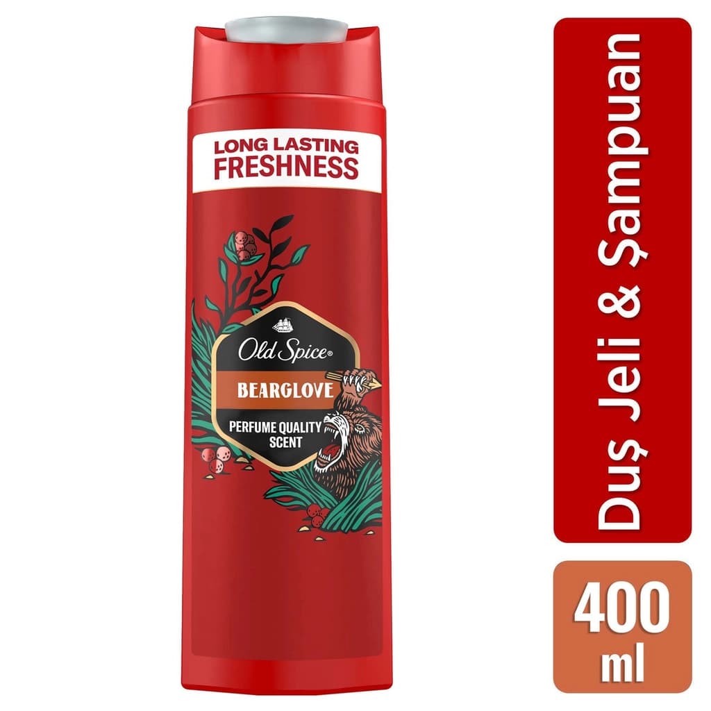 Old Spice Bearglove Men's Shower Gel & Shampoo 400 ml