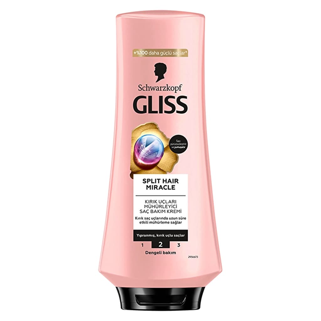 Gliss Split Hair Miracle Split End Sealing Conditioner - With Ionic Complex And Grape Seed Oil 360 ml