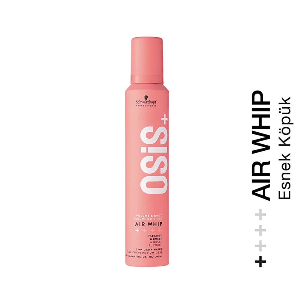 Osis Air Whip Volume And Hold Flexible Foam 200 ml