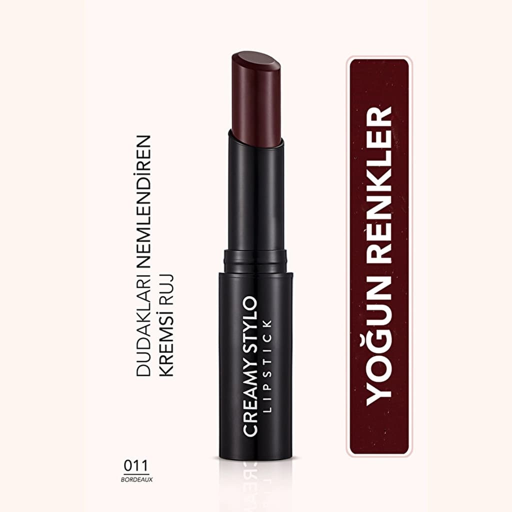 Flormar Creamy Stylo Moisturizing Lipstick 011 bordeaux