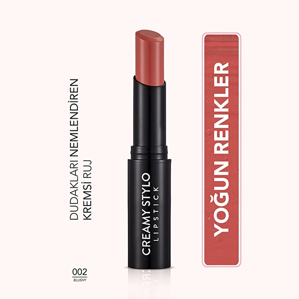 Flormar Creamy Stylo Moisturizing Lipstick 002 blushy