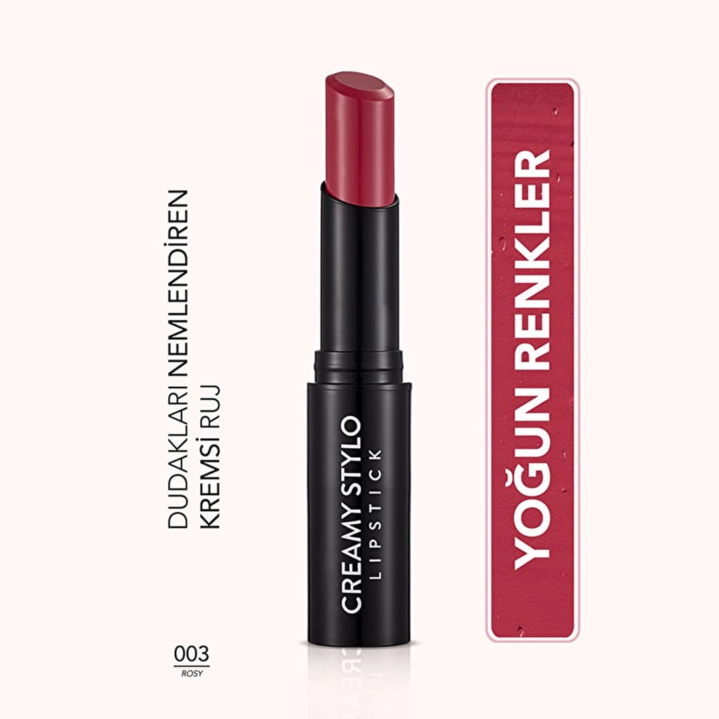 Flormar Creamy Stylo Moisturizing Lipstick 003 rosy
