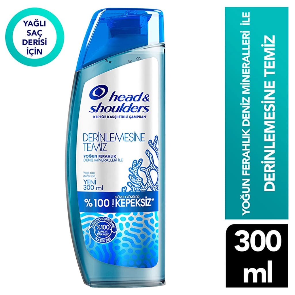 Head & Shoulders Deep Clean Scalp Detox Anti-dandruff Shampoo 300 ml