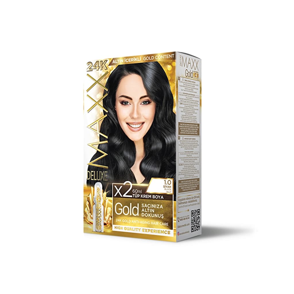 Maxx Deluxe Golden Beauty Hair Dye 1.0 black