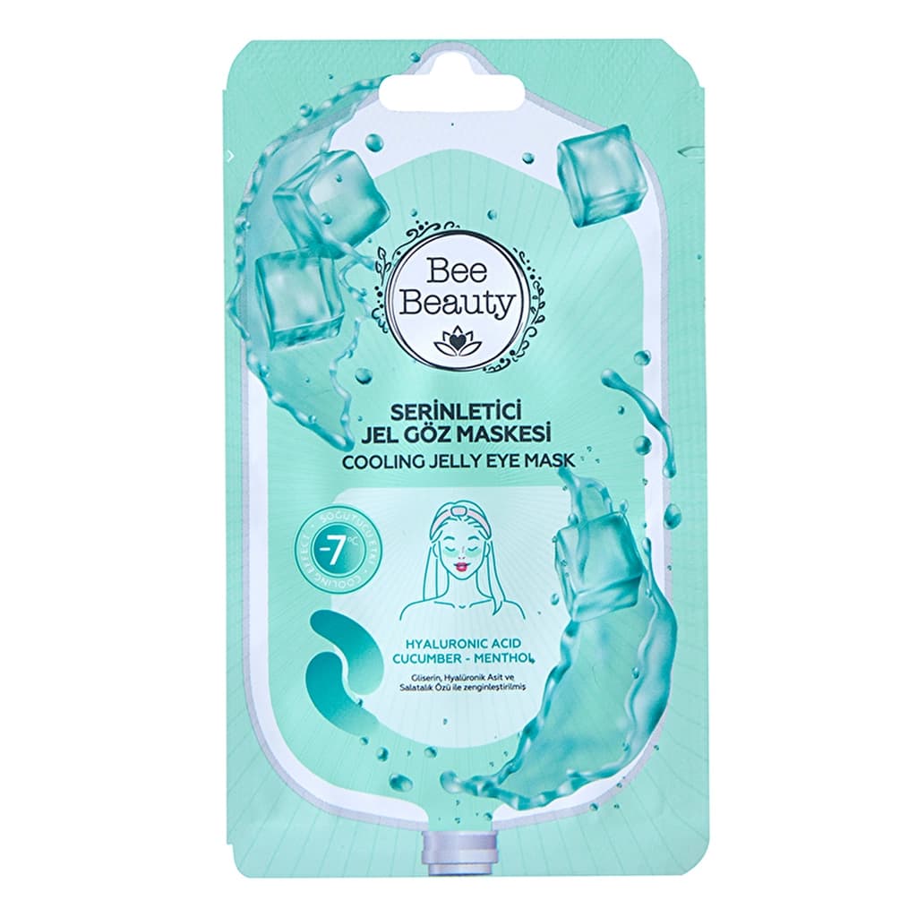 Bee Beauty Cooling Gel Eye Mask with Hyaluronic Acid & Cucumber