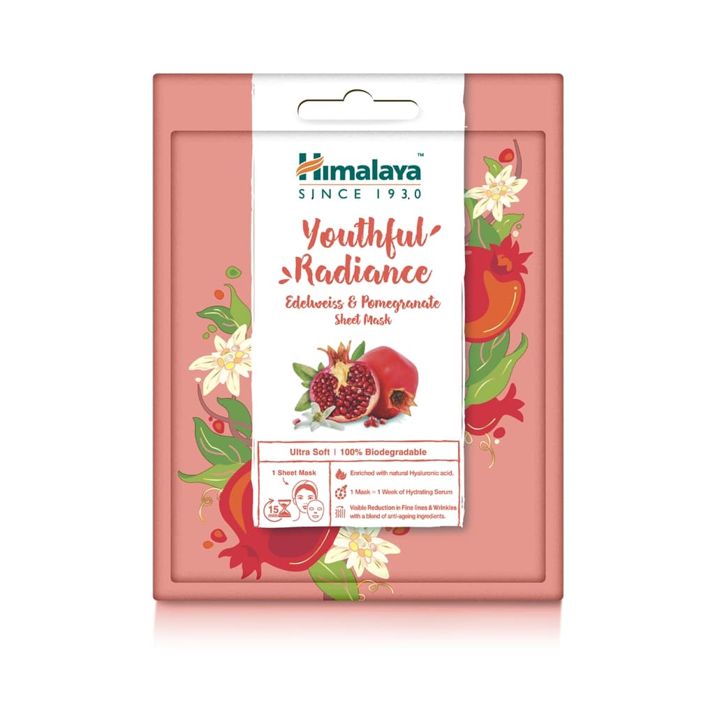 Himalaya Anti-aging Edelweiss & Pomegranate Sheet Mask 30 ml