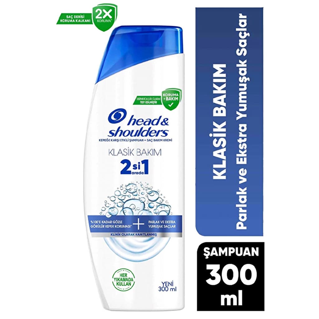 Head & Shoulders 2 in 1 classic Care Anti-dandruff Shampoo 300 ml