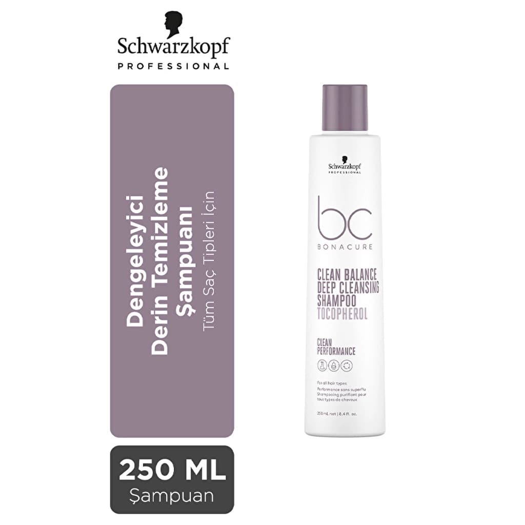 Bonacure Vegan Deep Cleansing Shampoo for All Hair Types 250ml