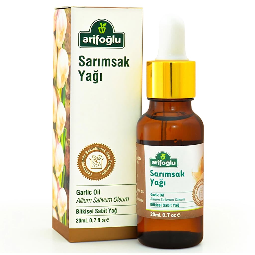 Arifoğlu Garlic Oil 20ml - Premium Herbal Infused Olive Oil