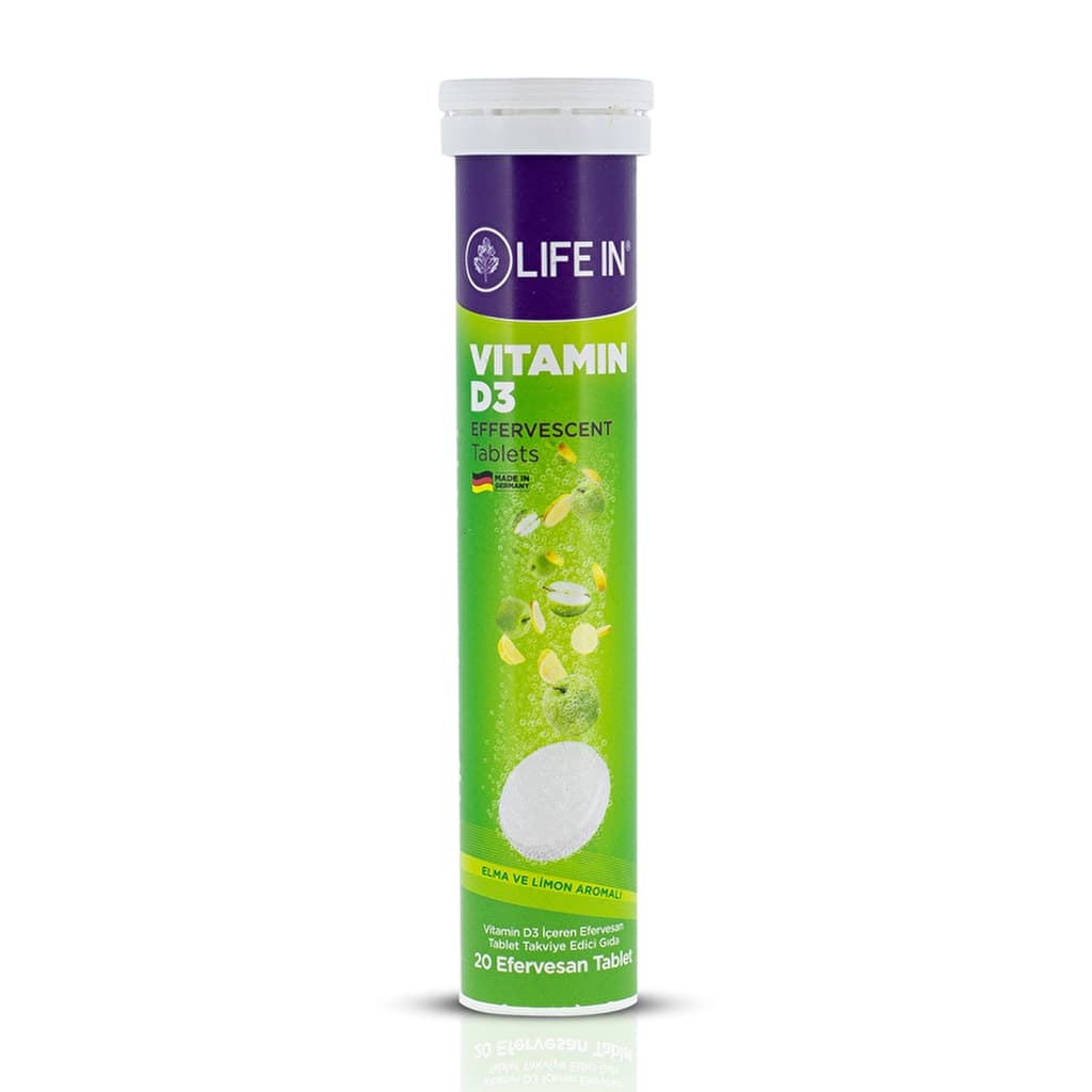 Life In Vitamin D3 effervescent 20 tablets