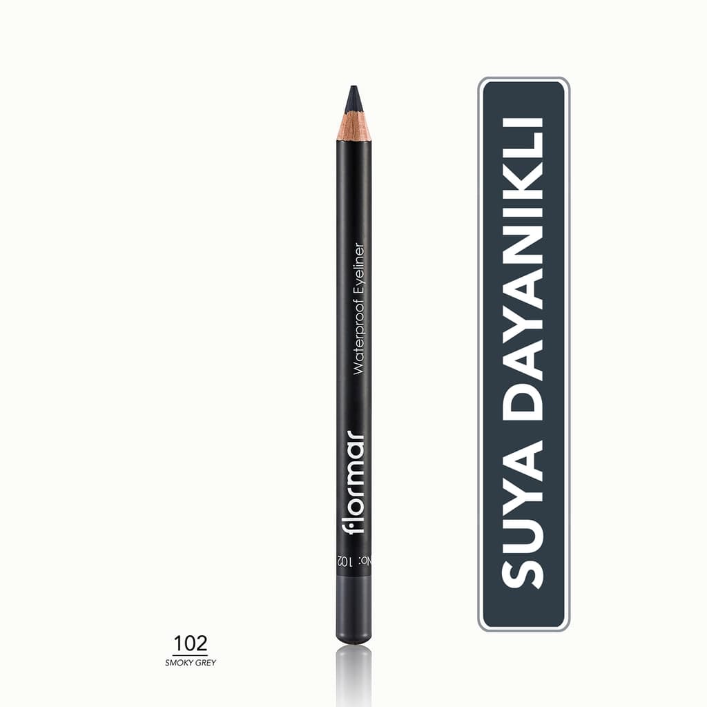 Flormar Waterproof Eyeliner 102 smoky Gray