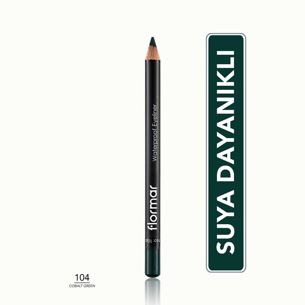 Flormar Waterproof Eyeliner 104 cobalt Green