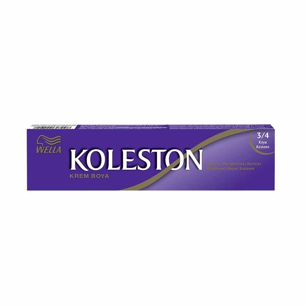 Wella Koleston Single Tube Dye 3/4 dark Chestnut
