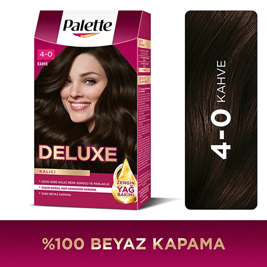 Palette Deluxe Hair Dye 4-0 brown