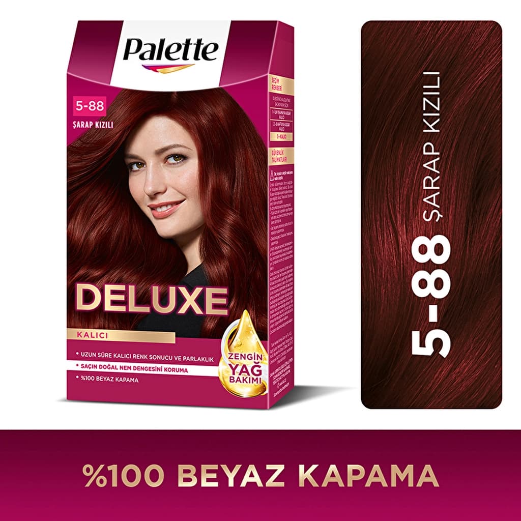 Palette Deluxe Hair Dye 5-889 wine Red