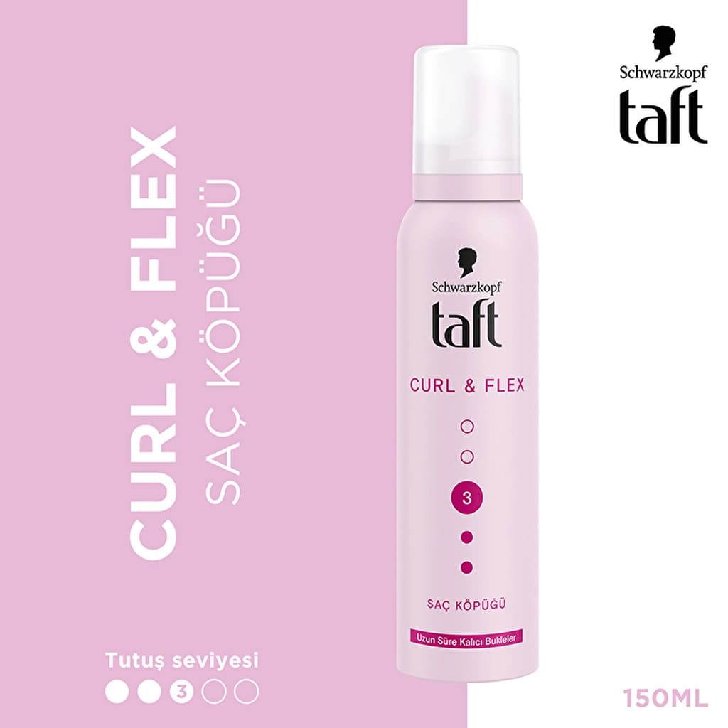 Taft Curl & Flex Hair Mousse 150 ml