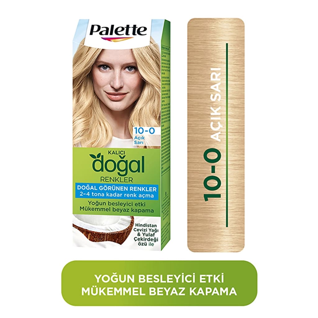 Palette Permanent Natural Colors Hair Dye 10-0 light Blonde