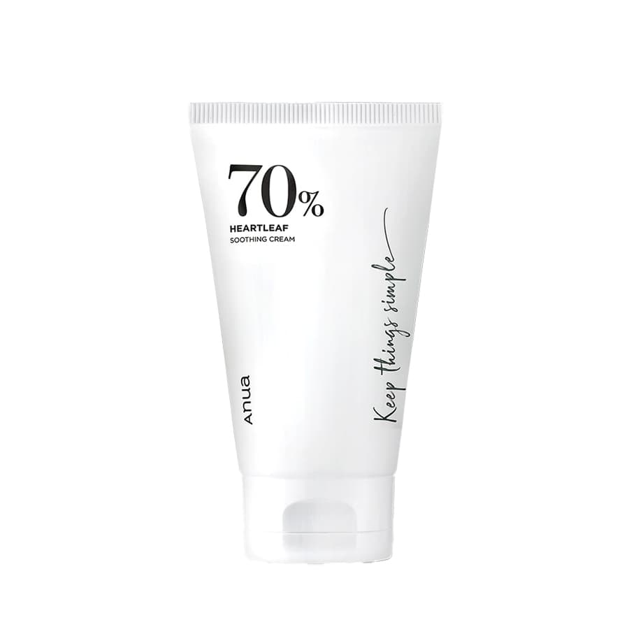 Moisturizing Cream for Sensitive and Dry Skin with Ceramide and Panthenol, Heart Leaf 70%, 100 ml