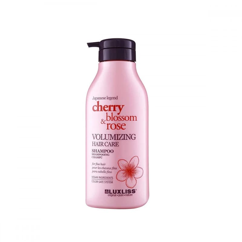 Luxliss Cherry Blossom Rose Volumizing Hair Care Shampoo 500 ml