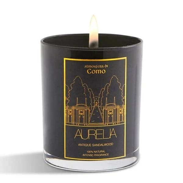 Aurelia Geneve Black Sandalwood Scented Candle 180g