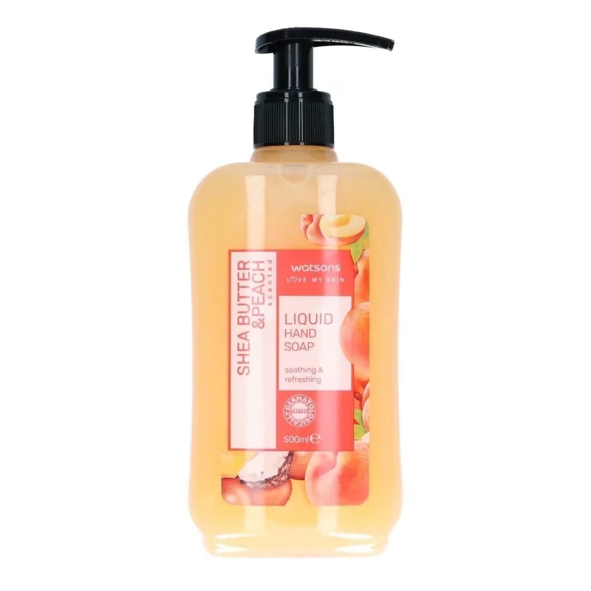 Watsons Hand Soap Peach & Shea Butter 500 ml