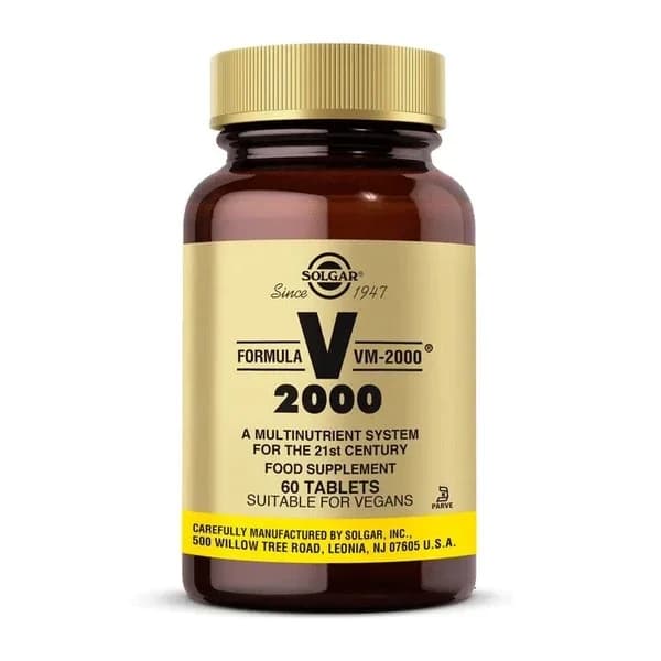 Solgar Formula Vm-2000 multivitamin And Mineral 60 tablet