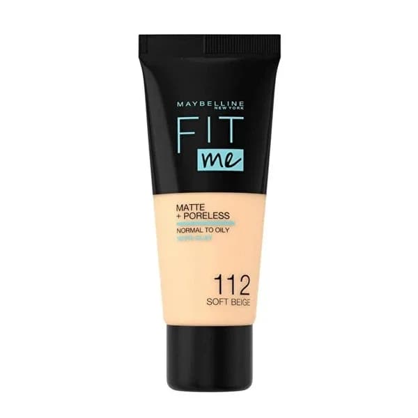 Maybelline Fit Me Matte Foundation - 20 Shades, 30.7ml