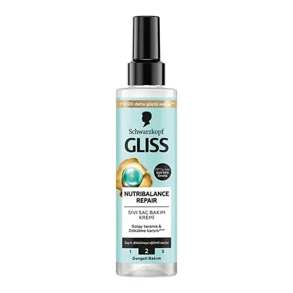 Gliss Nutribalance Repair Liquid Conditioner 200ml - Anti-Hair Loss