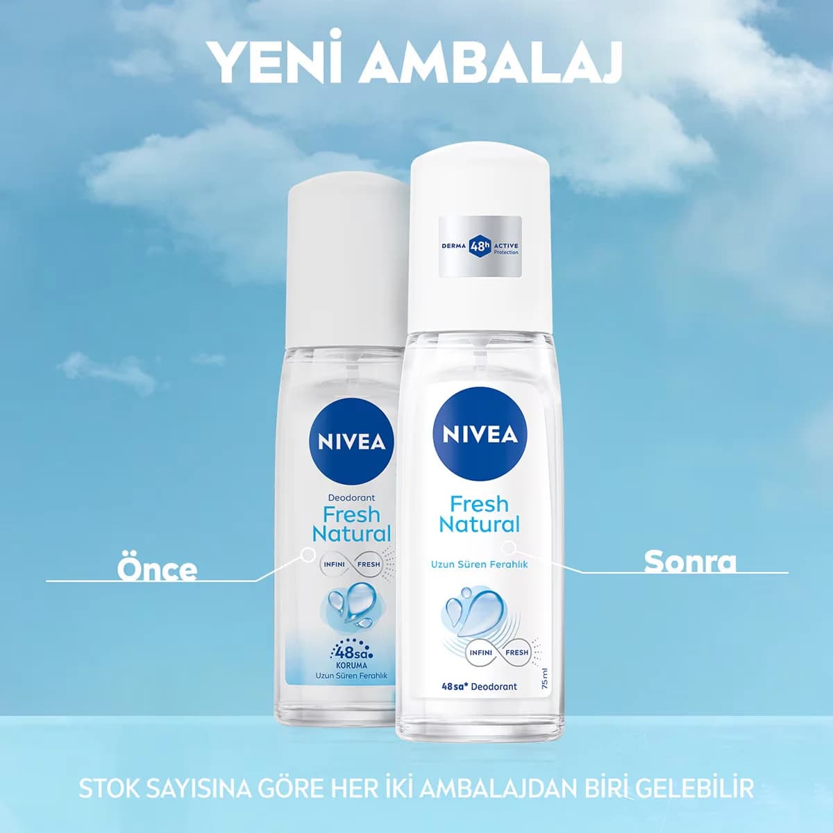Nivea Fresh Natural Pump Spray 75 ml