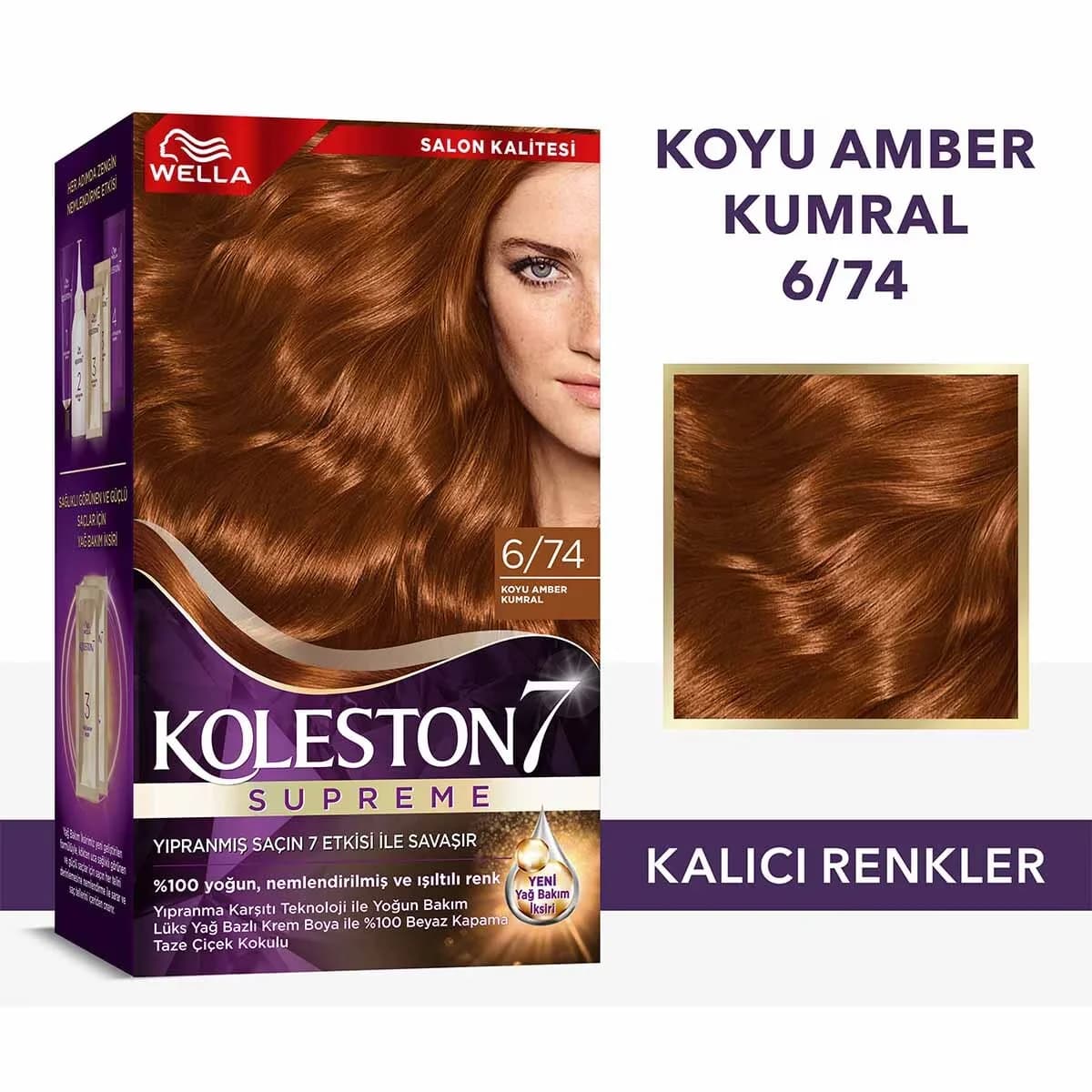 Wella Koleston Kit Hair Dye Terracotta 6/74