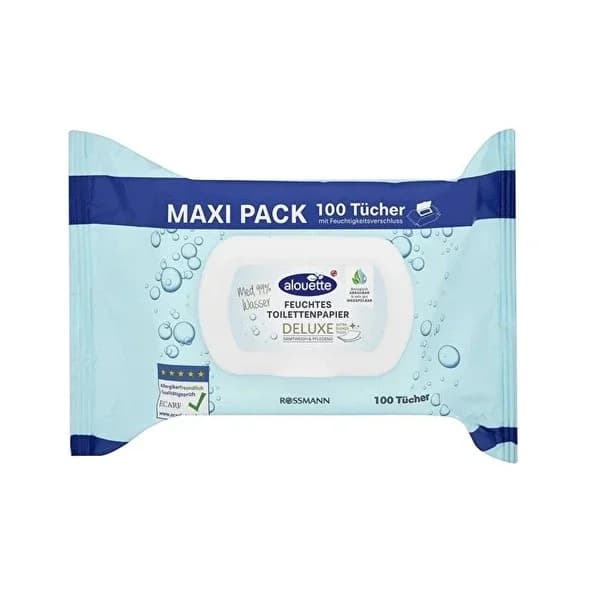 Alouette Wet Toilet Paper Maxi Med 100 Pack