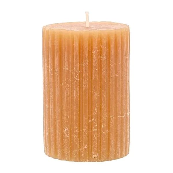 Rubin Licht Corrugated Rustic Candle Honey 1 pcs