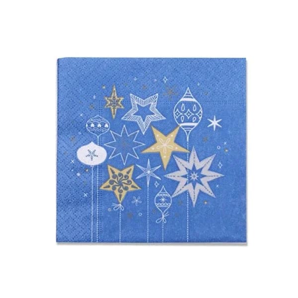 Alouette Christmas Napkins - 20 Pack Decorative Holiday Set