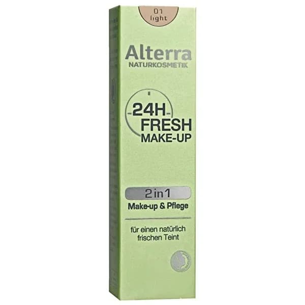 Alterra Foundation 24 Fresh 01 Light 30 ml