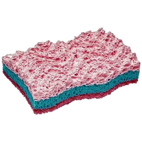 Flink &amp; Sauber Scouring Pad, Red 2-Pack