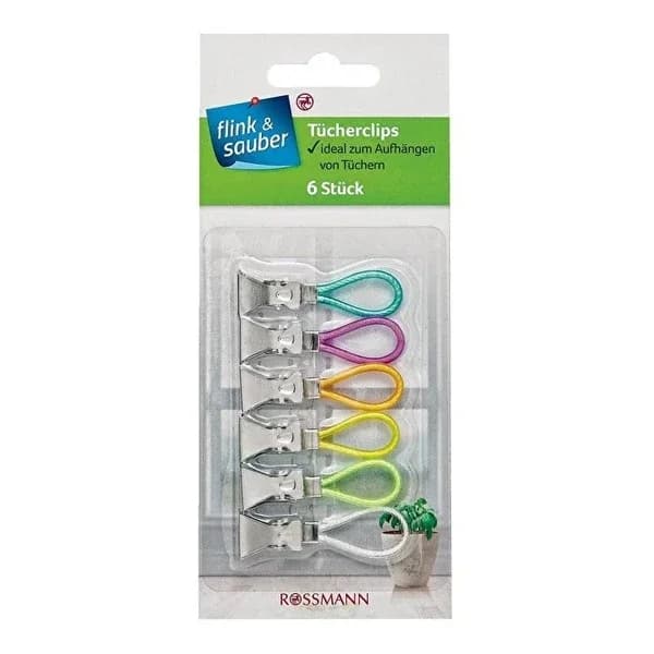 Flink &amp; Sauber Napkin Clips 6 pcs