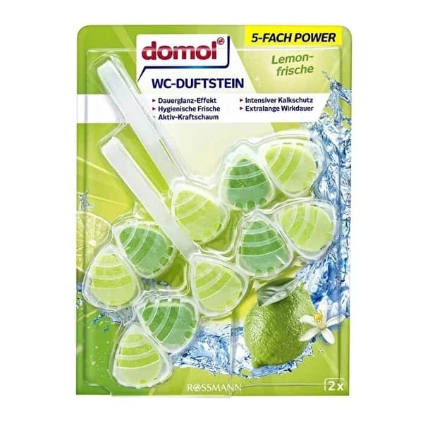 Domol WC Fragrance Toilet Block Lemon Freshness 110 gr