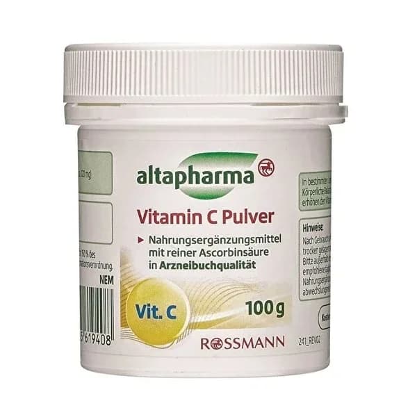 Altapharma Vitamin C Powder Containing Supplementary Food 100 gr