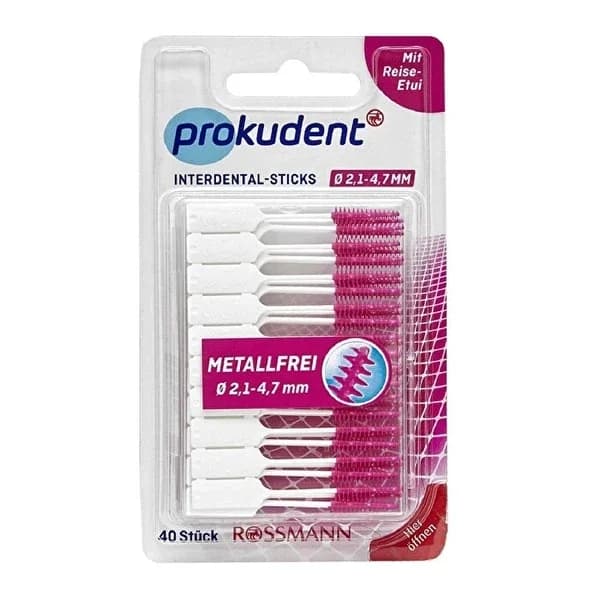 Prokudent Metal-Free Interdental Brushes 2.1 - 4.7 mm 40 pcs