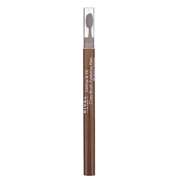 Rival de Loop Triangular Eyebrow Pencil with Brush - 4.5g