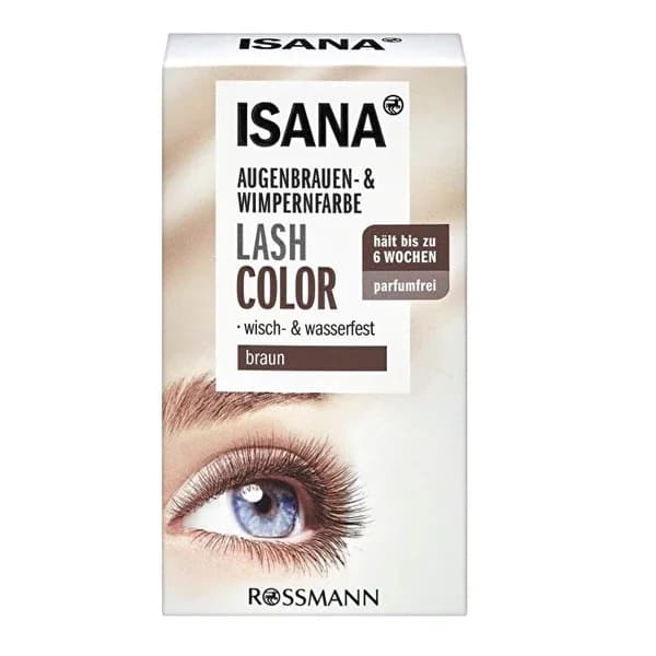 Isana Lash Color Eyebrow And Eyelash Dye Brown 10 ml