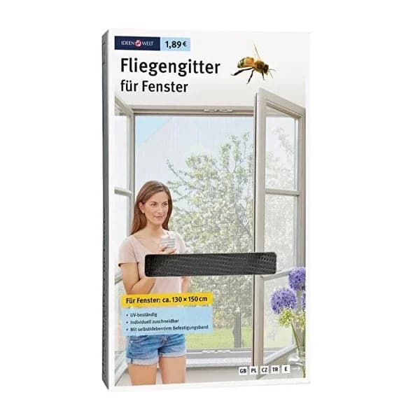 Ideenwelt 130x150cm Glass Fly Screen - Durable & Stylish Protection