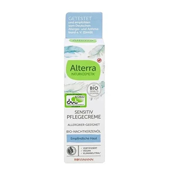 Alterra Face Care Cream Unscented, For Very Sensitive Skin 50 ml